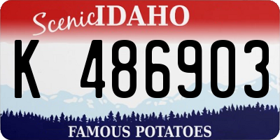 ID license plate K486903