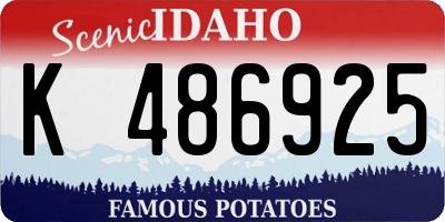 ID license plate K486925