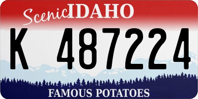 ID license plate K487224
