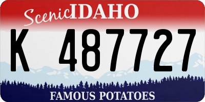 ID license plate K487727