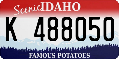 ID license plate K488050