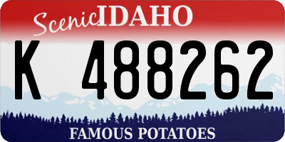 ID license plate K488262