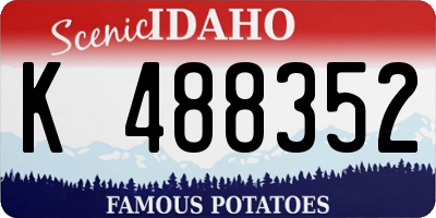ID license plate K488352