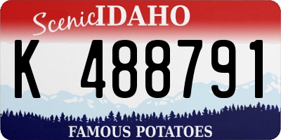 ID license plate K488791