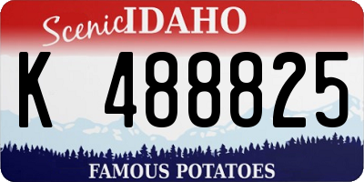 ID license plate K488825