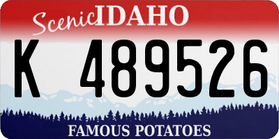 ID license plate K489526