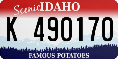 ID license plate K490170