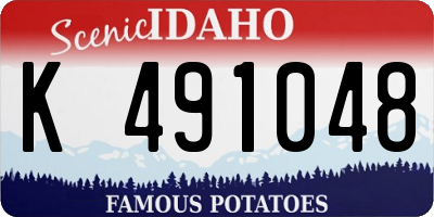 ID license plate K491048