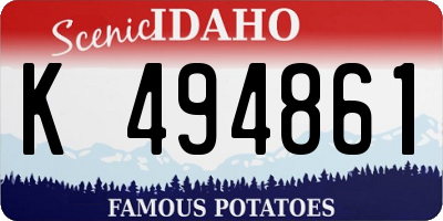ID license plate K494861