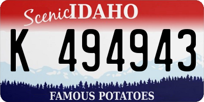 ID license plate K494943
