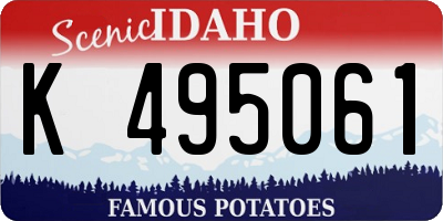 ID license plate K495061