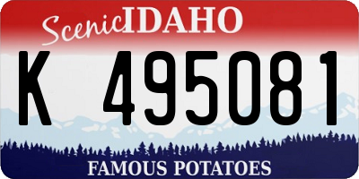 ID license plate K495081