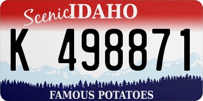 ID license plate K498871