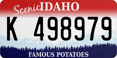 ID license plate K498979