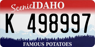 ID license plate K498997