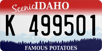 ID license plate K499501