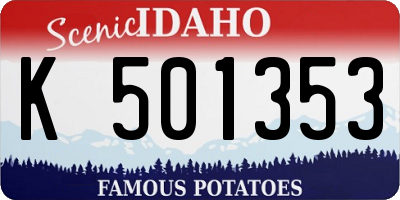 ID license plate K501353