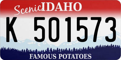 ID license plate K501573