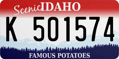 ID license plate K501574