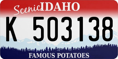 ID license plate K503138