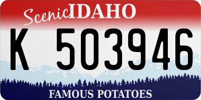 ID license plate K503946