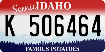 ID license plate K506464