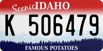 ID license plate K506479