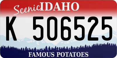 ID license plate K506525