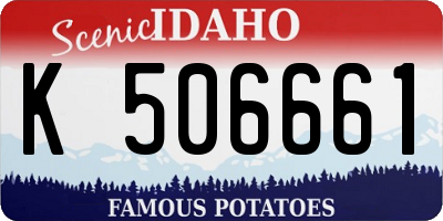 ID license plate K506661
