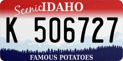 ID license plate K506727