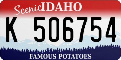 ID license plate K506754