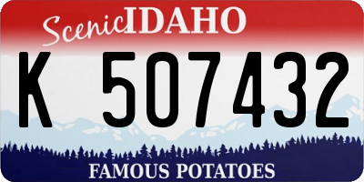 ID license plate K507432