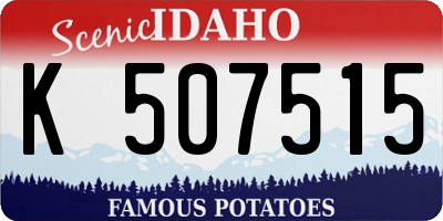 ID license plate K507515
