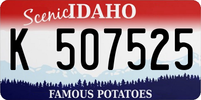 ID license plate K507525