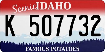 ID license plate K507732