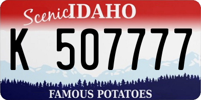 ID license plate K507777