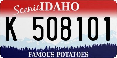 ID license plate K508101
