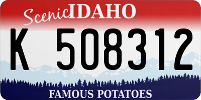 ID license plate K508312