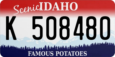 ID license plate K508480