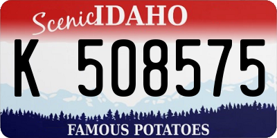 ID license plate K508575