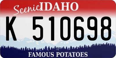 ID license plate K510698
