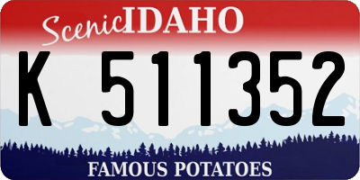 ID license plate K511352