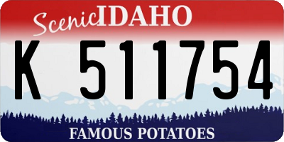 ID license plate K511754