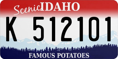 ID license plate K512101