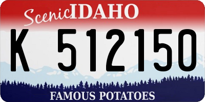 ID license plate K512150