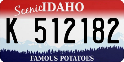 ID license plate K512182