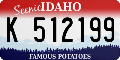 ID license plate K512199