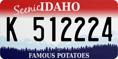 ID license plate K512224