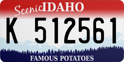 ID license plate K512561