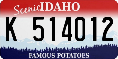 ID license plate K514012